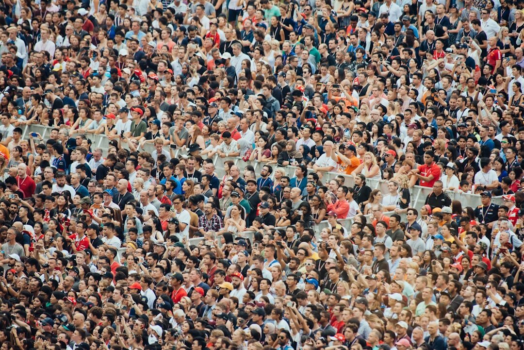 crowd watching celebrity